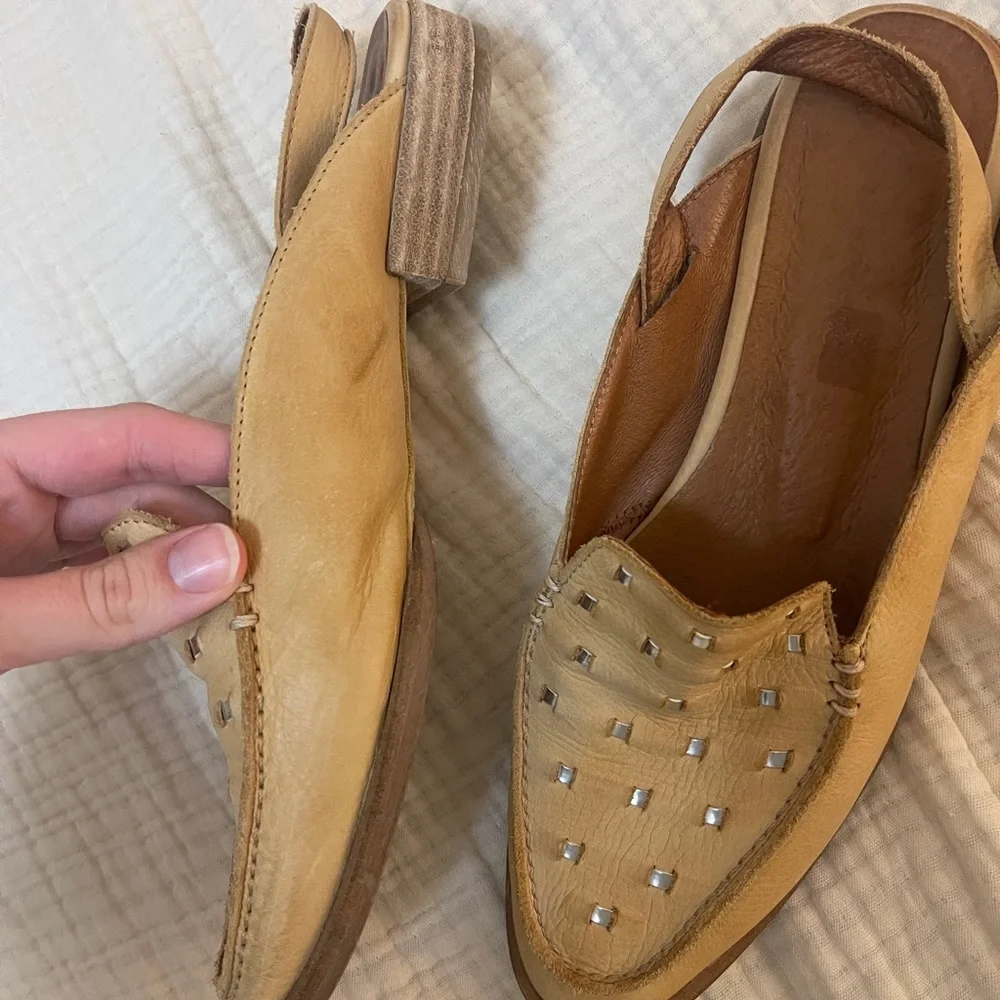 Free People Leather Bakersfield Shoe Size 39 (8.5-9) - Picture 6 of 15